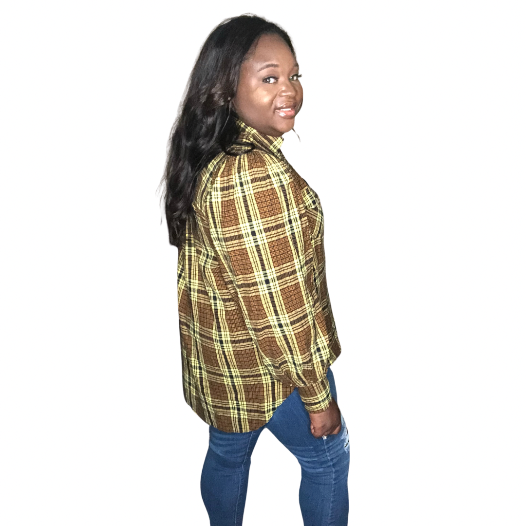 Suki plaid shirt