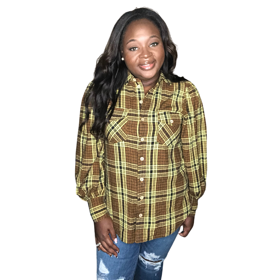 Suki plaid shirt