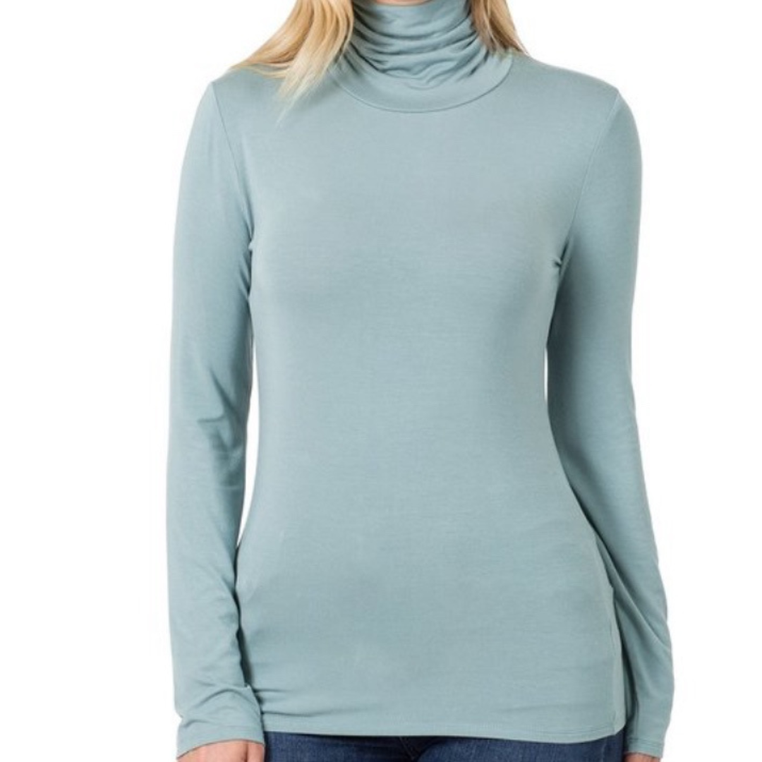 Mock neck top