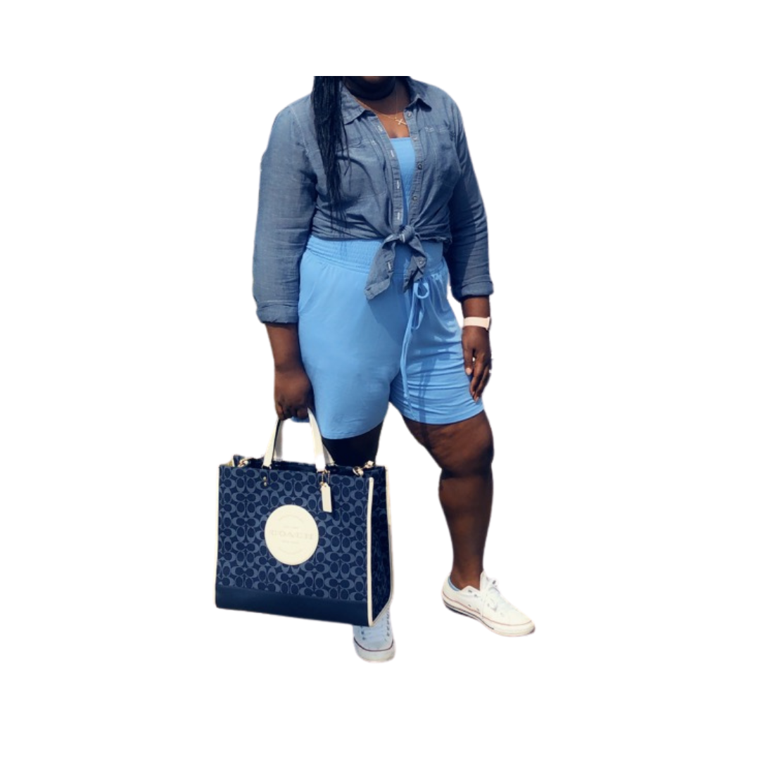 Bella blue romper