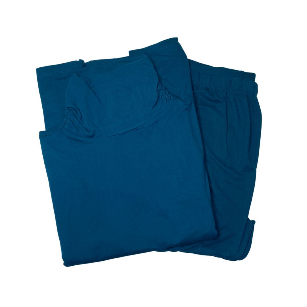 Fitted mock neck set- Plus