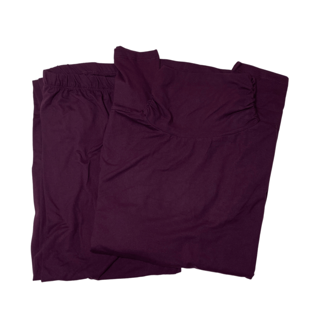 Fitted mock neck set- Plus